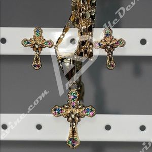 Cross Set (gold plated)